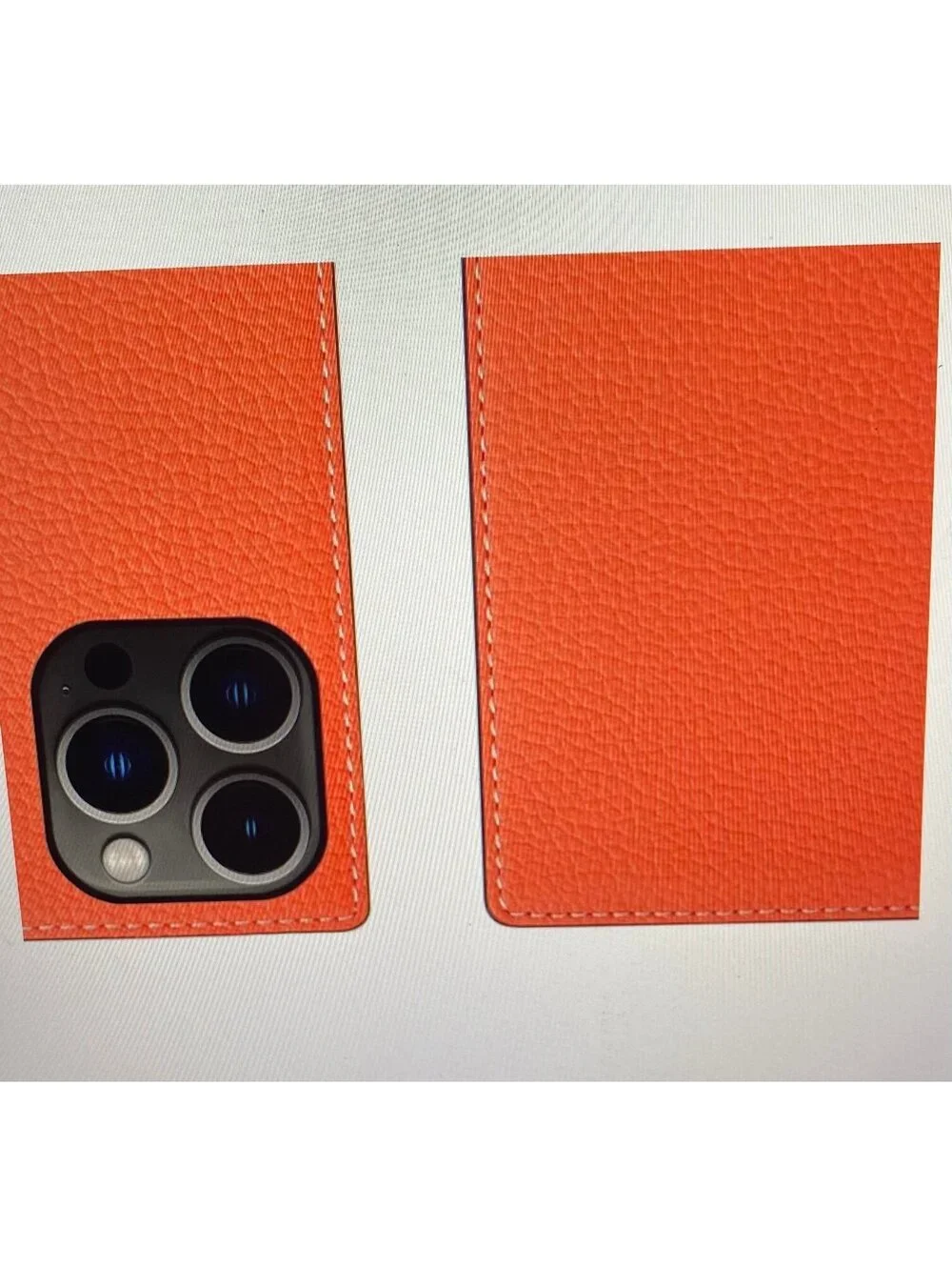 SLG Leather Wallet Case for iPhone 13 Pro Max Coral